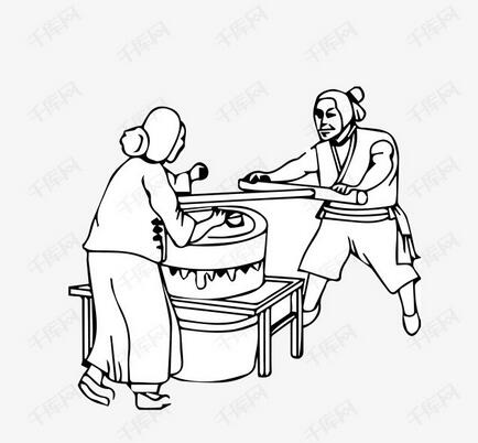 古代的石磨面粉機(jī) 古代的石磨面粉機(jī)